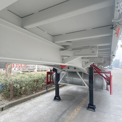 Mechanical Suspension 3 Axle Side Tipping Semi Trailer for Smooth and Stable Transport