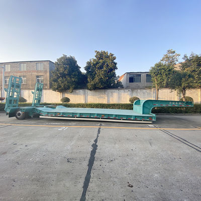 3 Axles Lowbed Trailer with Mechanical Suspension CIMC HUAJUN Stock