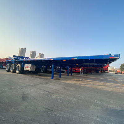 JOST Two-Speed Landing Gear 3 Axles 40ft Container Flatbed Semi Truck Trailers in Africa