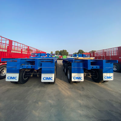 JOST Two-Speed Landing Gear 3 Axles 40ft Container Flatbed Semi Truck Trailers in Africa