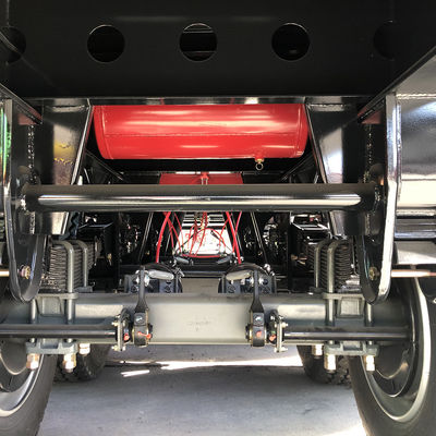 Leaf Spring Suspension 40ft Straight Beam Container Transportation Semi-Trailer with 12 Twist Locks