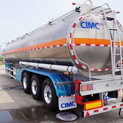 Fuwa 3 Axles 45000 Litres Aluminum Alloy Fuel or Stainless Steel Cement Tanker Trailers
