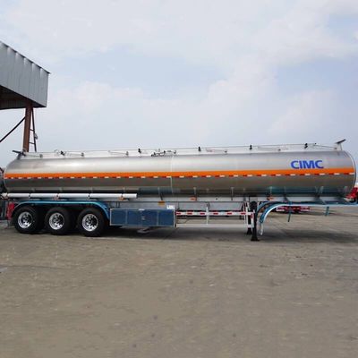 Fuwa 3 Axles 45000 Litres Aluminum Alloy Fuel or Stainless Steel Cement Tanker Trailers