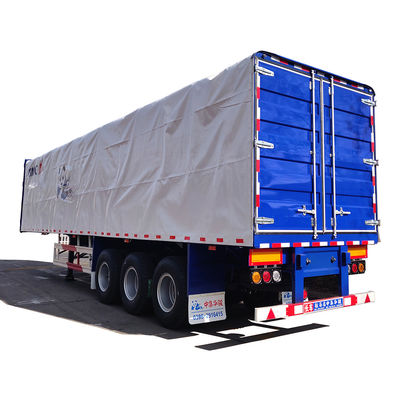 CIMC HUAJUN Side Curtain Semi Trailer Truck Trailer Steel 13750*2500 CN HEN 50ton Ce