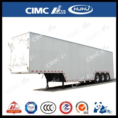 CIMC HUAJUN Side Curtain Semi Trailer Truck Trailer Steel 13750*2500 CN HEN 50ton Ce