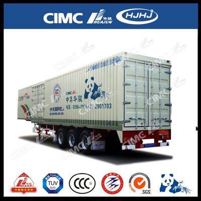 CIMC HUAJUN Side Curtain Semi Trailer Truck Trailer Steel 13750*2500 CN HEN 50ton Ce