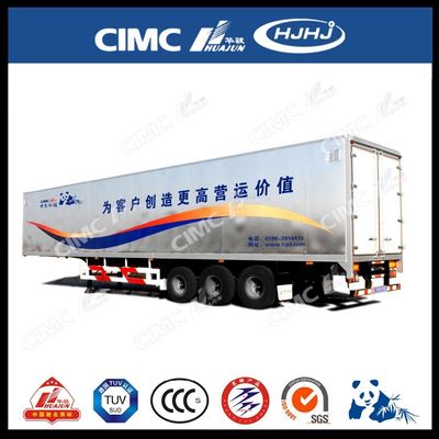 CIMC HUAJUN Side Curtain Semi Trailer Truck Trailer Steel 13750*2500 CN HEN 50ton Ce