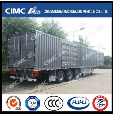 CIMC HUAJUN Side Curtain Semi Trailer Truck Trailer Steel 13750*2500 CN HEN 50ton Ce