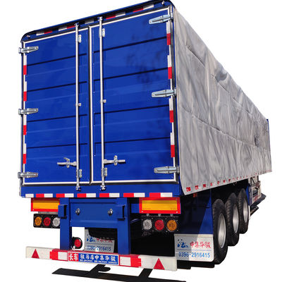 Truck Trailer 13000 * 2500 * 3320 Steel q345 Steel for I-beam CIMC HUAJUN Curtain Side Semi Trailer