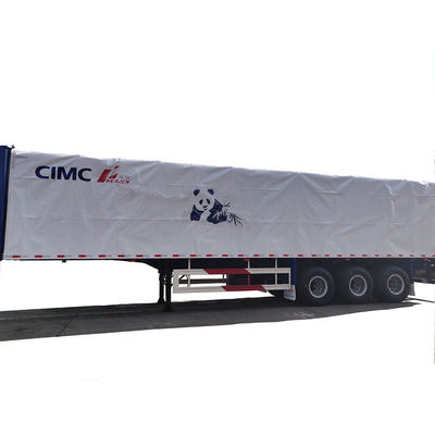 Truck Trailer 13000 * 2500 * 3320 Steel q345 Steel for I-beam CIMC HUAJUN Curtain Side Semi Trailer