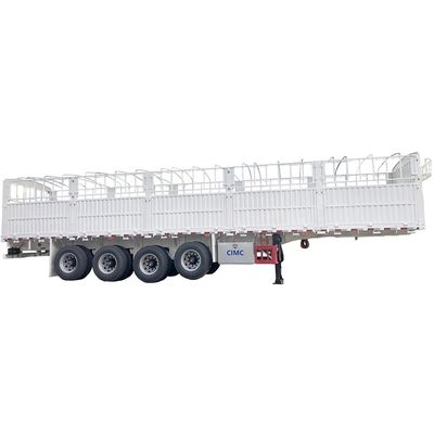 CIMC HUAJUN 60 Ton High Side Board Fence Semi Transport Trailer with CE Certification