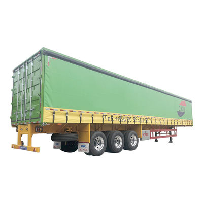 50 Ton Capacity Thailand Style 40ft Flatbed Container Trailer for Dry and Light Cargo