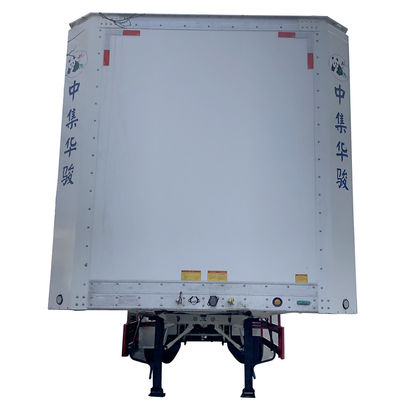JOST Landing Gear Van Type Trailer Box Trailer 70CBM Semi Trailer for B2B Customers