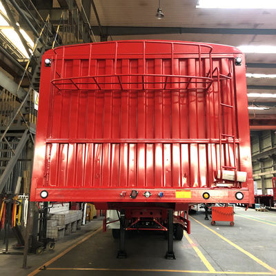 60 Ton Truck Trailer Fence Stake Cargo Semi Trailer for Cargo Transport by CIMC HUAJUN