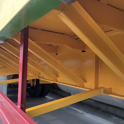 10.00R20/ 11.00R20/ 12R22.5 Tires 60 Ton Van Semi Trailer with Dual Line Braking System
