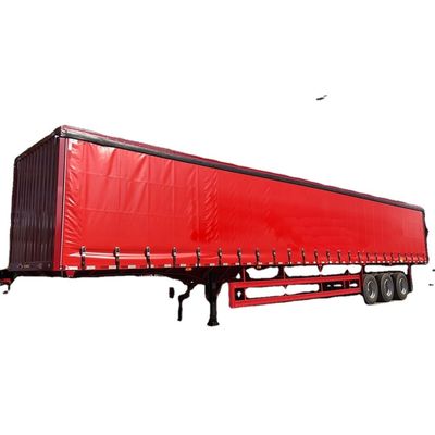 Truck Mechanical Suspension 40ft Curtain Side Semi Trailer for Loading and Unloading