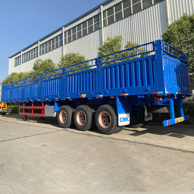 CIMC Group HUAJUN 4 Axles Max Payload 60T Container Trailer Fence Cargo Semi Trailer
