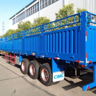 CIMC Group HUAJUN 4 Axles Max Payload 60T Container Trailer Fence Cargo Semi Trailer