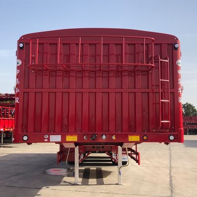 Truck Trailer Customers Optional Tri-axle Transport Cargo Goods Curtain Fence Semi Trailer