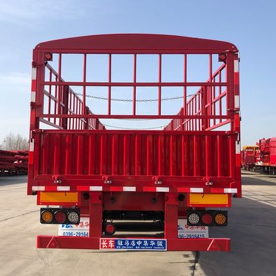Truck Trailer Customers Optional Tri-axle Transport Cargo Goods Curtain Fence Semi Trailer