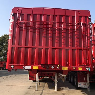 Standard 28Ton Landing Gear Fence Semi Trailer for Heavy Duty Bulk Transportation Needs