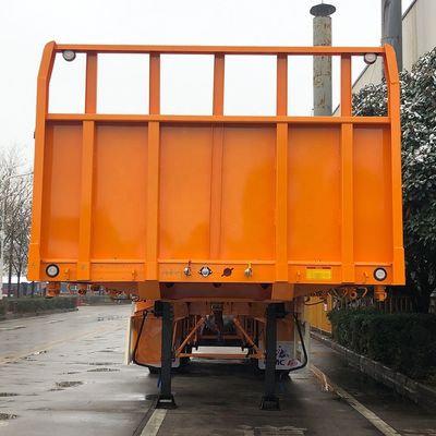 CIMC HUAJUN 3 Axles Fence Cargo Semi Trailer with Max Payload 25001-30000 kg