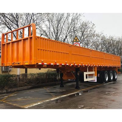 CIMC HUAJUN 3 Axles Fence Cargo Semi Trailer with Max Payload 25001-30000 kg
