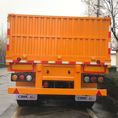 CIMC HUAJUN 3 Axles Fence Cargo Semi Trailer with Max Payload 25001-30000 kg