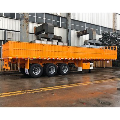 CIMC HUAJUN 3 Axles Fence Cargo Semi Trailer with Max Payload 25001-30000 kg