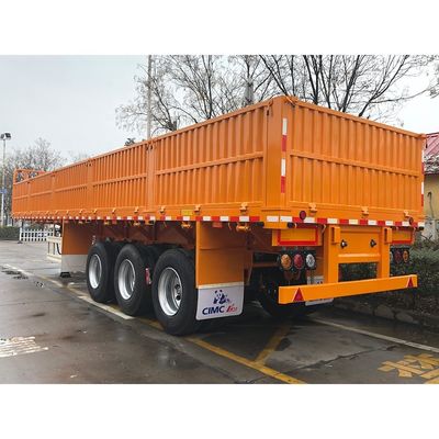 CIMC HUAJUN 3 Axles Fence Cargo Semi Trailer with Max Payload 25001-30000 kg