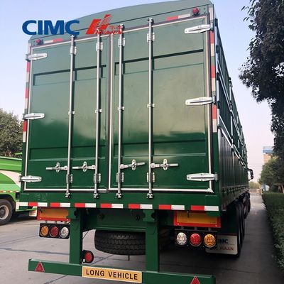 13/16 Ton Axle Tri Axles Livestock Fence Cargo Semi Trailer Truck with 11.00r20 Tire