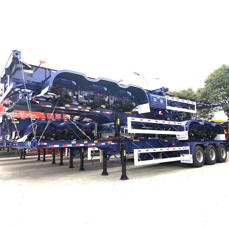 3 Axle 40 Foot Skeleton Semi-Trailer The Ultimate Solution for Container Transporting