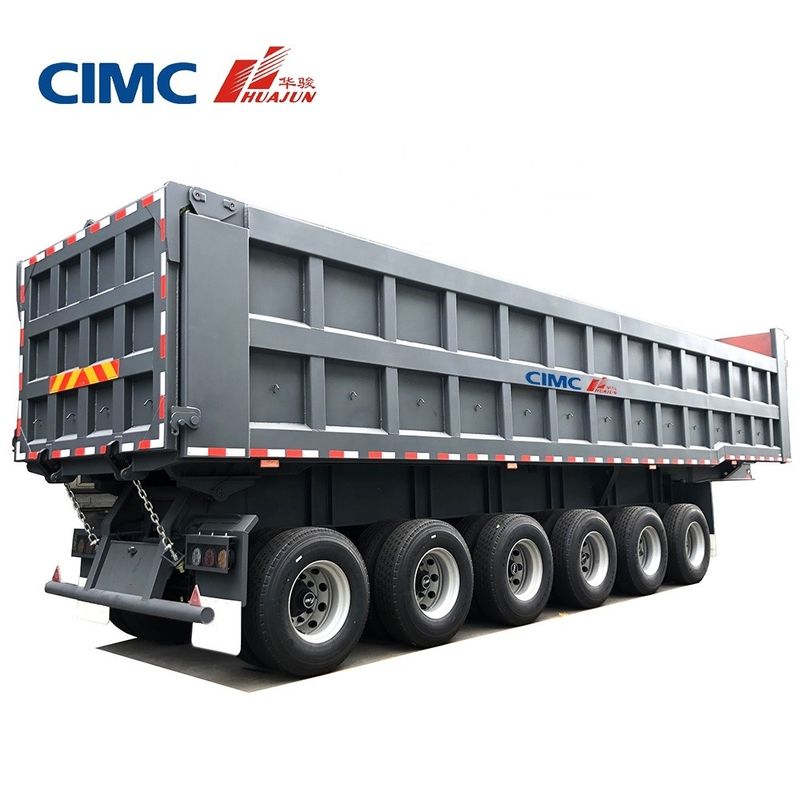 6 Axles Trailer Vehicle for Ghana Market T700/Q345 Steel Main Beam and Optional Features