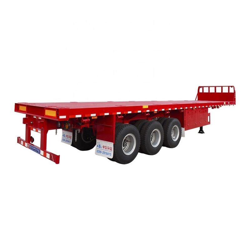 Truck Trailer CIMC HUAJUN 40ft Semi-trailer with FUWA Axle and Heavy-Duty Steel Body