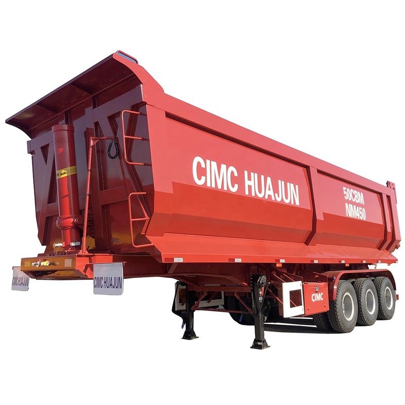 Mechanical Suspension U Shape Tipper Dump Trailer for Bulk Cargo Sand and Grain Transport