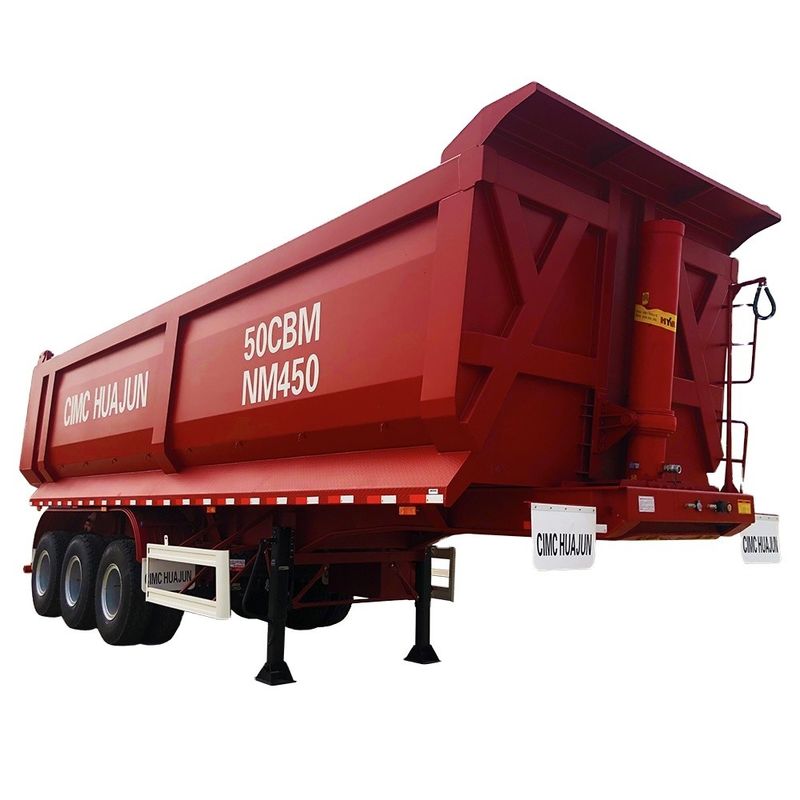 JOST Two-speed Landing Gear U Shape Tipper Dump Trailer Truck Shearing Bending Welding