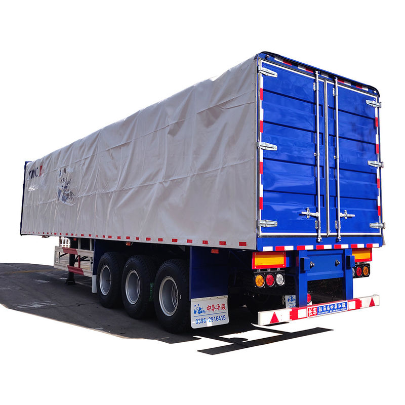 CIMC HUAJUN Side Curtain Semi Trailer Truck Trailer Steel 13750*2500 CN HEN 50ton Ce