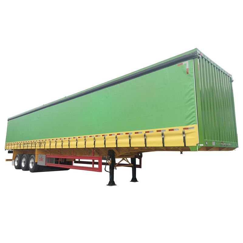 50 Ton Capacity Thailand Style 40ft Flatbed Container Trailer for Dry and Light Cargo
