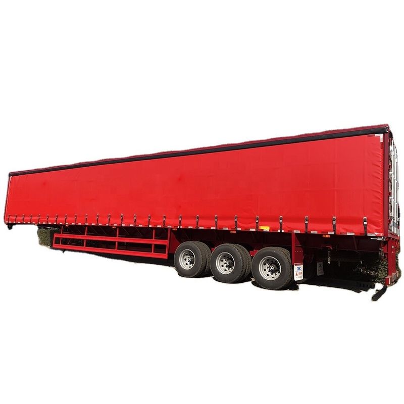 60 ton Max Payload Tri-axle Dry Van Type Box Semi Trailer for Cargo Transport