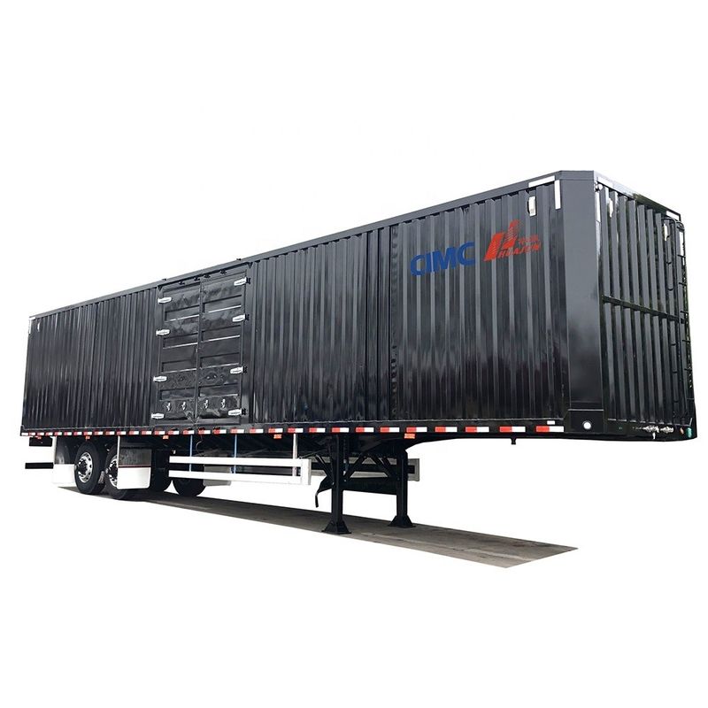 Foot Dry Van Container Semi-Trailer Equipped with 10.00R20/ 11.00R20/ 12R22.5 Tires