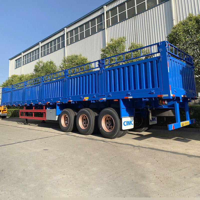 CIMC Group HUAJUN 4 Axles Max Payload 60T Container Trailer Fence Cargo Semi Trailer